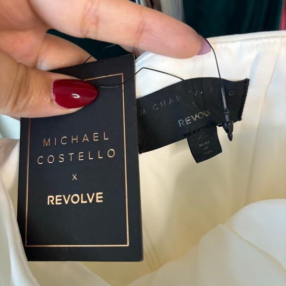 Michael Costello x Revolve India Midi Dress White Size XS NWT - Picture 6 of 7